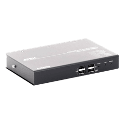 Receptor KVM sobre IP / HDMI 1920x1200@60Hz / Sin Pérdidas / 2 Puertos USB 2.0 / LAN 10/100/1000 Mbps