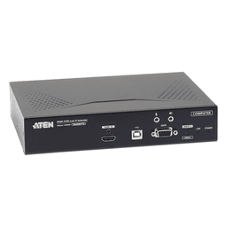 Extensor KVM sobre IP / 4K UHD 60Hz / HDMI 2.0 / USB 2.0 / Fibra Óptica / 22.75x17.16x5.48 cm