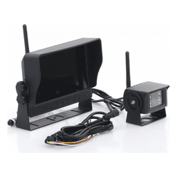 Cámara de Reversa Inalámbrica / Monitor LCD 7" / Visión Nocturna IR 18 LEDs / IP69K / Expandible a 4 Cámaras