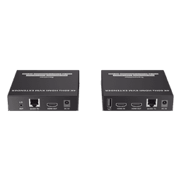Extensor KVM HDMI / 4K @ 60 Hz / 120 m (393.7 ft) / 18 Gbps / Cat 6/6a/7 / Salida Loop / USB y RS-232