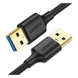 Cable USB-A 3.0 / Macho a Macho / 5 Gbps / 3 m (9.8 ft) / Blindaje Múltiple / Níquel Resistente / 2A / Compatible USB 2.0 y 1.1