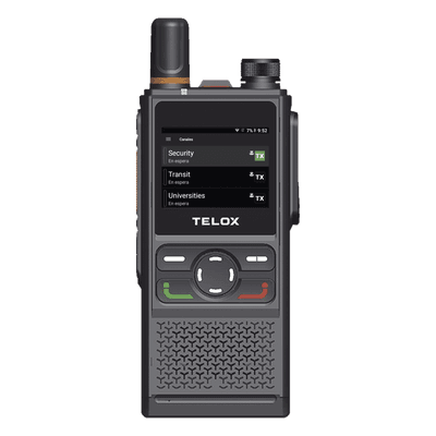Radio PoC 4G LTE / Doble SIM / IP67 / Audio 3 W / Batería 4000 mAh / Pantalla 2 Pulgadas / Botones Físicos Profesionales