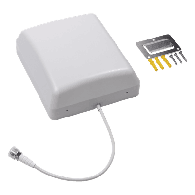Antena Tipo Panel Multibanda 600-960 MHz/ 1425-4700 MHz. Para interior. Especial para amplificadores y dispositivos celulares Multi-tecnología.