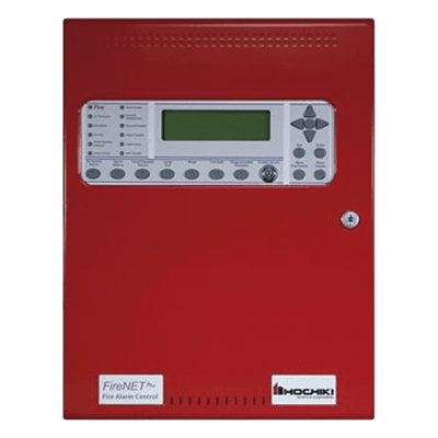 Panel De Detección De Incendio, Direccionable, 1 Lazo SLC, 127 puntos/bases sonoras por lazo, En Ingles, No Dialer, No Tarjeta Red, Expandible a 2 Lazos SLC, Color Rojo, Estandar, 120V, Serie FireNET Plus® (0100-16340)