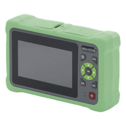 OTDR Touch / Longitudes de Onda 1310nm y 1550nm / Rango Dinámico 26/24 dB / VFL 10mW / OPM / Mapeo de Cables RJ45 / Batería 5000 mAh / Alcance hasta 260 km