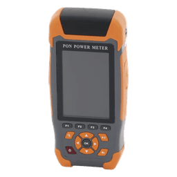 Medidor de Potencia Óptica / 3 Longitudes de Onda 1310/1490/1550nm / Rango -40 a 25dBm / VFL 10mW / Probador RJ45 hasta 300m / Pantalla 3 Pulgadas