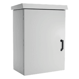 Gabinete de Pared para Exterior / 12 UR / 600 mm de Ancho / 500 mm de Profundidad / Aluminio / IP66 / NEMA 4/12/4X/3/3R
