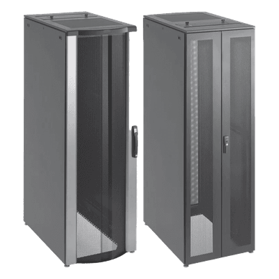 Gabinete de Telecomunicaciones / 42 UR / 600 mm (2 ft) Ancho / 1000 mm (3.3 ft) Profundidad / Flujo de Aire Pasivo / Negro