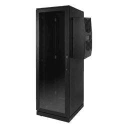 Gabinete de Telecomunicaciones / 42 UR / NEMA 12 / Aire Acondicionado Tipo G52 / 2000 x 600 x 1000 mm / Base Móvil Ruedas