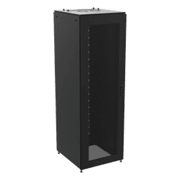 Gabinete de Telecomunicaciones / 800 mm Ancho (2.62 ft) / 900 mm Profundidad (2.95 ft) / 45 UR / Puertas Perforadas / Color Negro