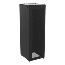 Gabinete de Telecomunicaciones / 600 mm Ancho / 1000 mm Profundidad (3.28 ft) / 45 UR / Puertas Perforadas / Color Negro