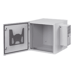 Gabinete Industrial de 19 UR / Acero Calibre 14 / NEMA 4/12 e IP66 / Aire Acondicionado 800 BTU/hr / Montaje en Pared / 36 x 24 x 24 pulgadas