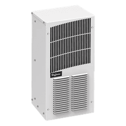 Aire Acondicionado Compacto Para Exterior, Uso en Gabinetes de Telecomunicaciones de Grado Industrial, Frío T20, 2000 BTU, 115 Vca, de Acero, Color Gris