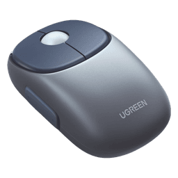 Mouse Inalámbrico FUN | Recargable| 2.4G & Bluetooth | 4 Niveles de DPI | Silencioso | Ergonómico | 5 Botones | Compatible con Windows, macOS 10.5, Android iOS Linux y Chrome OS | Color Azul.