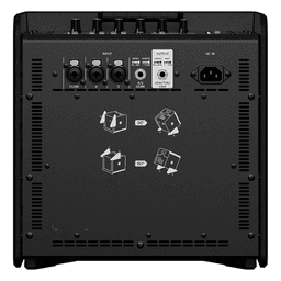 Sistema PA Portátil / 180 W Clase D / 2 Vías Coaxial 8" / Mixer 5 Canales / Batería 79.92 Wh / 10 h Autonomía / Bluetooth