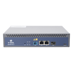 OLT GPON / 1 Puerto PON SC/UPC / 128 ONUs / 3 Puertos Uplink / 20 km (12.4 mi) / Redundancia AC/DC / Rack