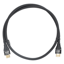 Cable HDMI / 1m (3.28 ft) / 18Gbps / 4K@60Hz / 24K Oro / 30AWG / 7.3mm / Redondo