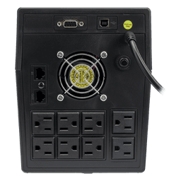 UPS de Línea Interactiva / 1500 VA / 900 W / 8 Tomas NEMA 5-15R / Pantalla LCD / AVR Boost/Buck / Protección RJ45