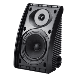 Altavoces de pared / Semi-Exterior / Woofer 5.25 in / Tweeter 1 in / 6 ohms / IPX3 / Par / Color Negro