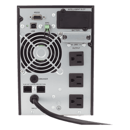UPS Online Doble Conversión / 1000 VA / 900 W / Rack-Torre 2U / Onda Senoidal Pura / 3 Salidas NEMA 5-15R / AVR Boost y Buck