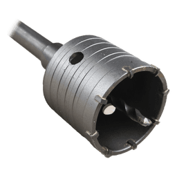 Broca Pasamuros SDS / 65 mm / Extensión 220 mm / Triple Filo / Carburo de Cobalto / Concreto