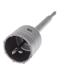 Broca Pasamuros SDS / 65 mm / Extensión 220 mm / Triple Filo / Carburo de Cobalto / Concreto
