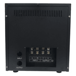 Regulador de Voltaje Industrial / Monofásico Ferrorresonante 5 kVA/5 kW / Entrada 96-144 Vca / Salida 117.6-122.4 Vca / Regulación ±2% / Eficiencia 98%