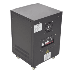 Regulador de Voltaje Industrial / Monofásico Ferrorresonante 5 kVA/5 kW / Entrada 96-144 Vca / Salida 117.6-122.4 Vca / Regulación ±2% / Eficiencia 98%