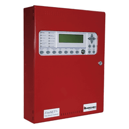 Panel de Detección de Incendio Direccionable / 1 Lazo SLC / 254 Puntos por Lazo / 120V / LCD 8x40 Caracteres / RS-232 y RS-485 / En Español / Color Rojo
