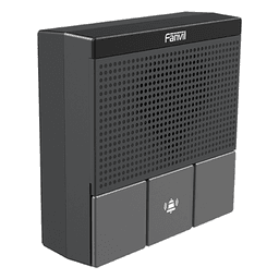 Mini Intercomunicador Wi-Fi para hotelería, hospitales, con diseño elegante, PoE, 3 botones, 1 relevador integrado de salida y entrada.