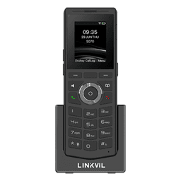 Teléfono IP Wi-Fi Portátil / Pantalla 2.0" 240x320 / Dual Band 2.4/5 GHz / Bluetooth 5.0 / Batería 1900 mAh / Resistencia Caídas 1.8 m (5.9 ft)