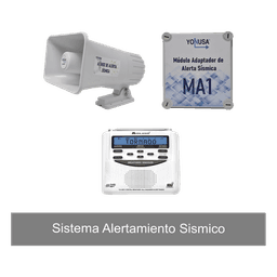 KIT de Alertamiento SISMICO con Audio Oficial SASMEX