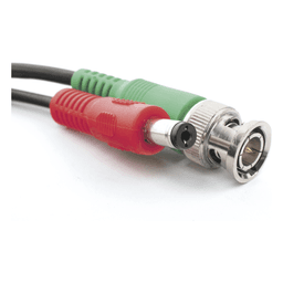 Cable Coaxial Siames / BNC RG59 + Alimentación / 10 m (32.81 ft) / CCA / 4K / Interior-Exterior