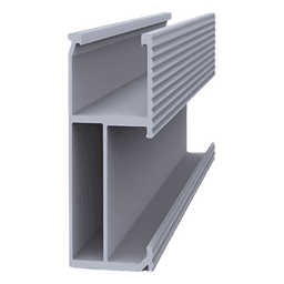 Riel de Montaje Fotovoltaico / Aluminio Anodizado / Longitud 4050 mm (13.3 ft) / Módulos Fotovoltaicos / Diseño Versátil