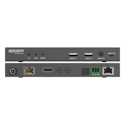 Extensor HDMI HDBaseT / 4K2K@60Hz / HDR 4:4:4 / 18 Gbps / Alcance 100 m (328 ft) / USB KVM / IR Bidireccional / PoC / HDCP 2.2
