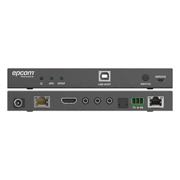 Extensor HDMI HDBaseT / 4K2K@60Hz / HDR 4:4:4 / 18 Gbps / Alcance 100 m (328 ft) / USB KVM / IR Bidireccional / PoC / HDCP 2.2