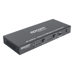 Matriz HDMI / 2x2 / 4K2K@60Hz / HDR / YCbCr 4:4:4 / 18 Gbps / Extractor de Audio / HDCP 2.2