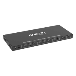 Matriz HDMI / 4 Entradas x 2 Salidas / 4K2K@60Hz / HDR / YCbCr 4:4:4 / HDCP 2.2 / 18 Gbps / Extractor de Audio / Downscaling 4K a 1080p