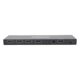 Splitter HDMI / 1x4 Salidas Simultáneas / 4K@60Hz 4:4:4 / HDMI 2.0b / Extractor de Audio Óptico y Analógico / Down Scaler 4K a 1080p / HDCP 2.2 / 18 Gbps