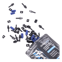 Kit de Montaje Rápido para Rack / Sin Tuercas Enjauladas / Carga 50 kg (110.2 lb) / 19 Pulgadas / 50 Piezas / Polímero Resistente
