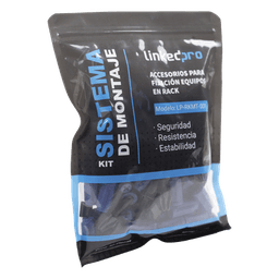 Kit de Montaje Rápido para Rack / Sin Tuercas Enjauladas / Carga 50 kg (110.2 lb) / 19 Pulgadas / 50 Piezas / Polímero Resistente