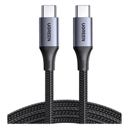 Cable USB-C a USB-C / 2 m (6.6 ft) / Carga 240W / PD3.1 / 480 Mbps / Aluminio / Nylon Trenzado