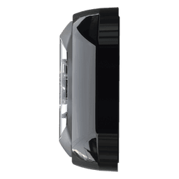 Luz Auxiliar de 18 LED, Tricolor, Rojo/Blanco/Ambar, Lente Transparente, Bisel Negro, SAE