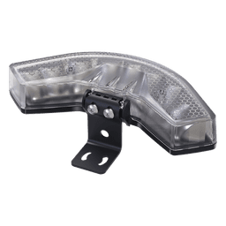 Luz Auxiliar Esquinera de 9 LED, Ambar, Lente Transparente, SAE