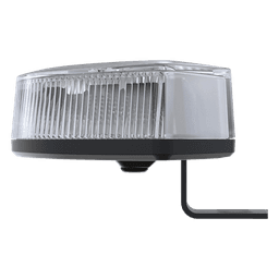 Luz Auxiliar Esquinera de 9 LED, Ambar, Lente Transparente, SAE