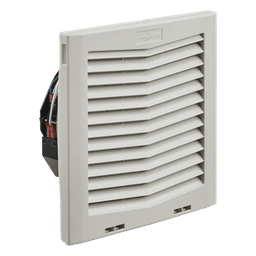 Ventilador con Filtro de Montaje Lateral / 159 CFM / 115 Vca / Diseño Click-Fit / Rejillas con Bisagra / Color Gris Claro