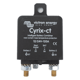 Combinador Inteligente de Baterías / 12/24 V Autorregulado / 120 A / Protección Térmica / StartAssist / Pernos M6 13 mm