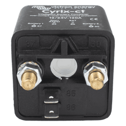 Combinador Inteligente de Baterías / 12/24 V Autorregulado / 120 A / Protección Térmica / StartAssist / Pernos M6 13 mm