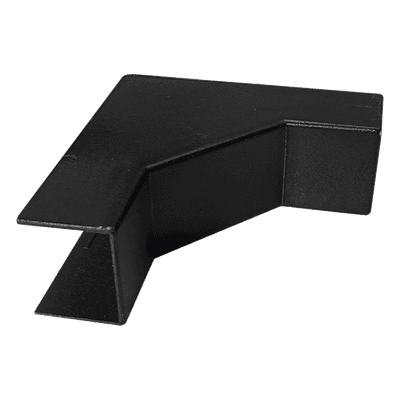 Esquinero Interior Color Negro de PVC Auto Axtinguible, Para Canaleta TMK-1720-N-CC (5220-02003)