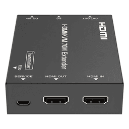 Extensor HDMI con KVM / 4K2K@60Hz / 4:4:4 / 18 Gbps / 70 m (229.7 ft) / HDR / PoC Bidireccional / USB 1.1 / Audio 3.5mm
